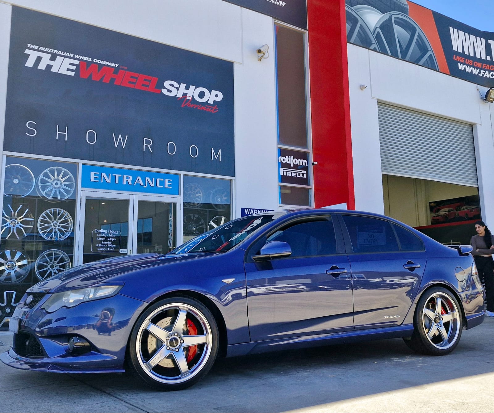 FORD FG WITH LENSO D1R WHEELS |  | FORD